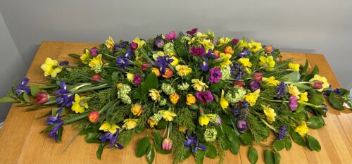 Mixed Spring Flowers - Brunels Funeral Directors